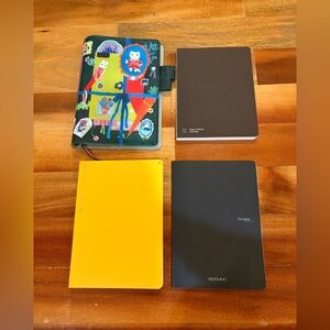 Hobonichi Yumi Kitagishi Letter A5 Cover and other notebooks bundle